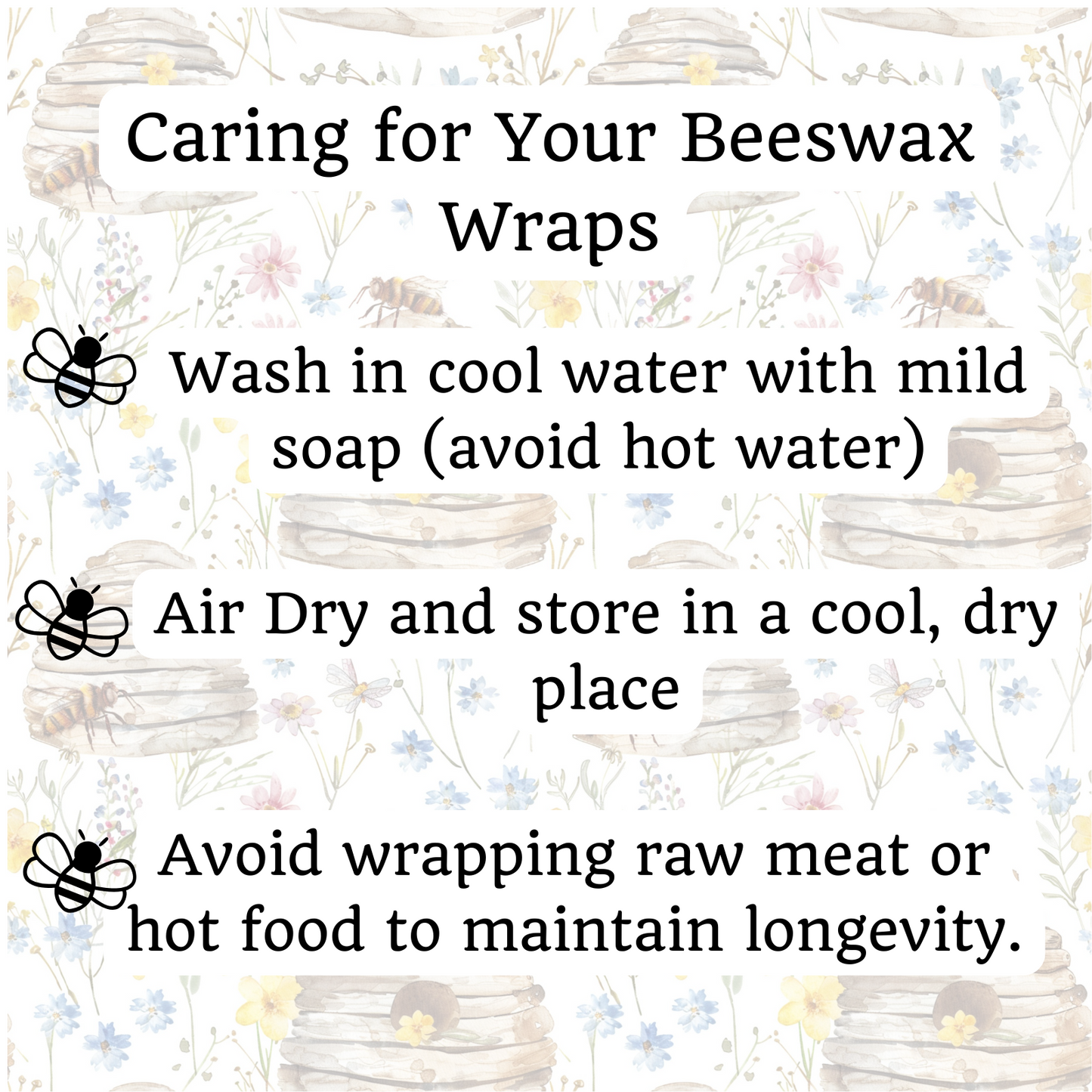 Beeswax wraps