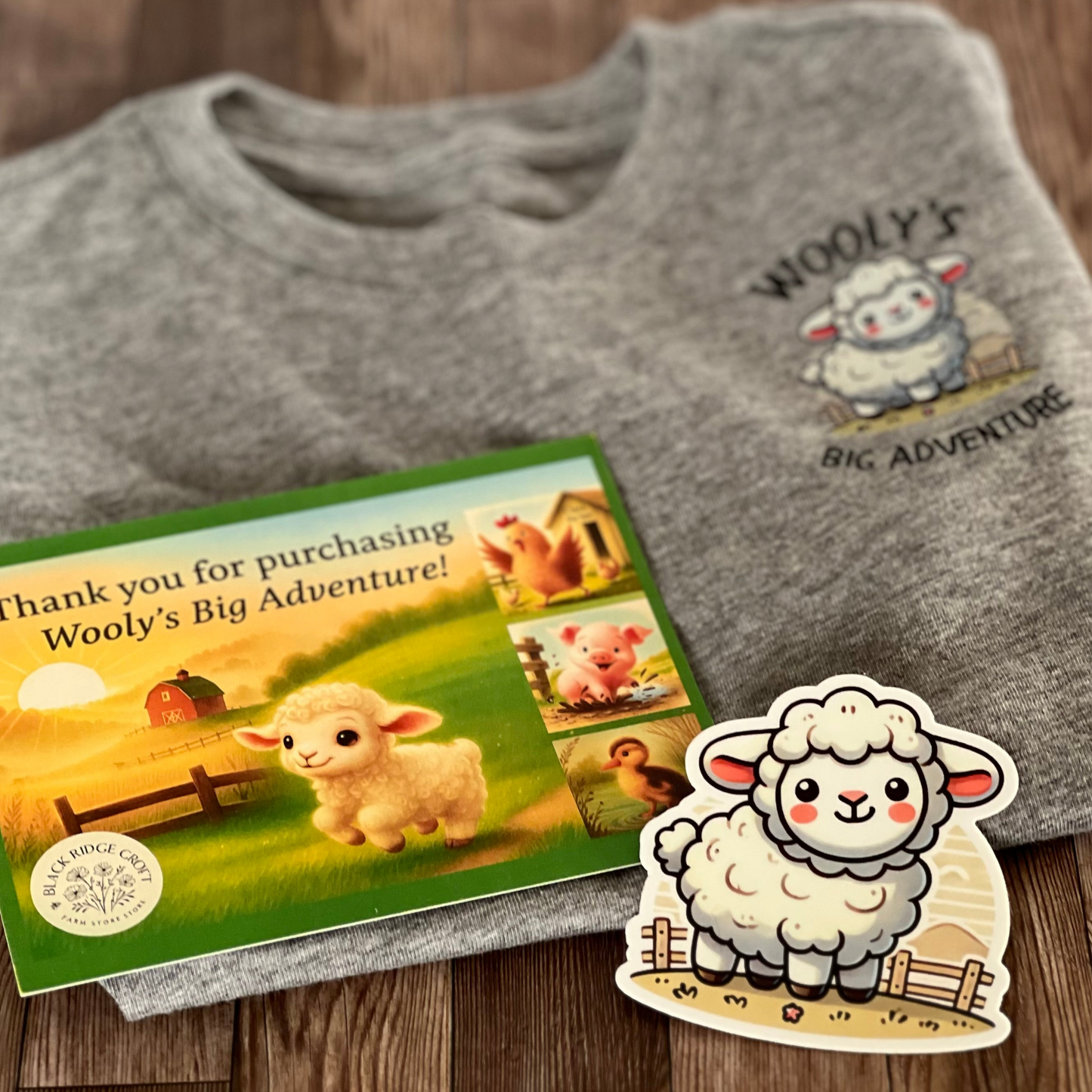 Wooly’s Big Adventure T Shirt for Kids