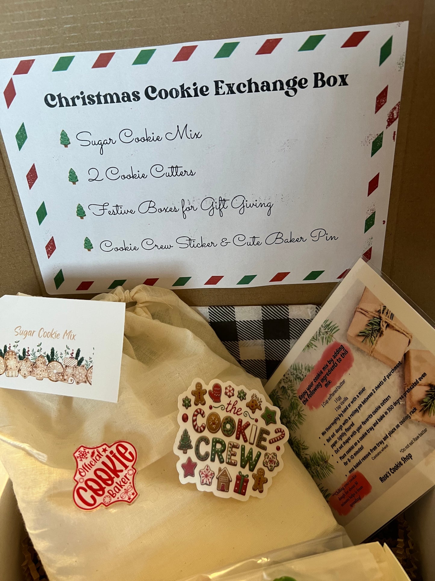 Christmas Cookie Exchange Box