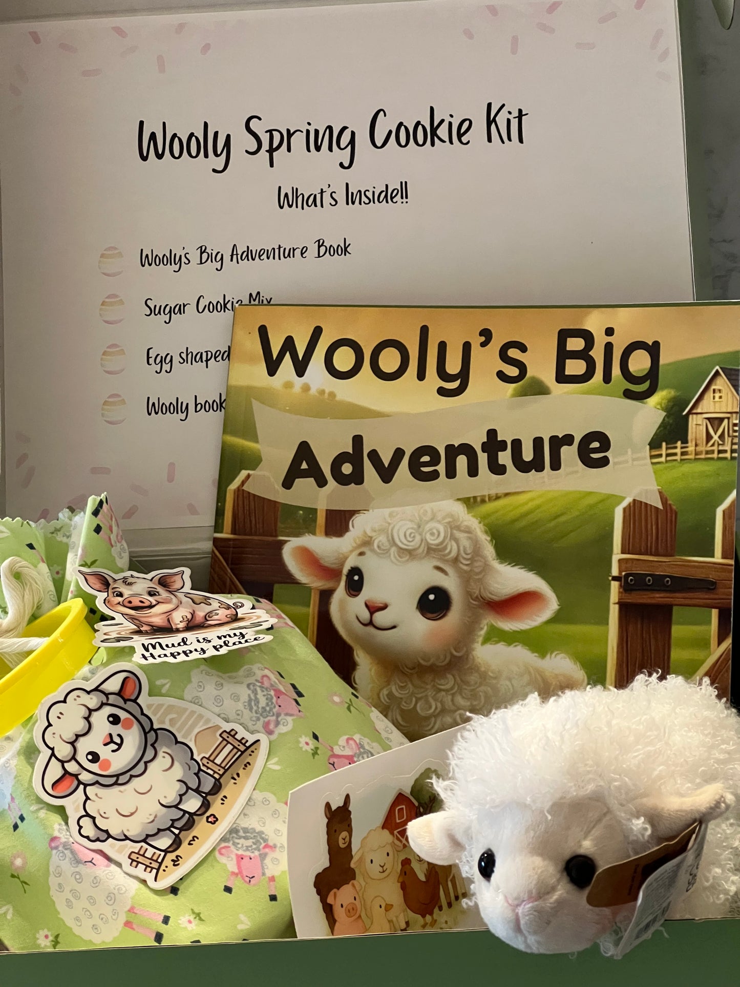 Preorder: Wooly’s Spring Easter Cookie Kit & Story Gift Box