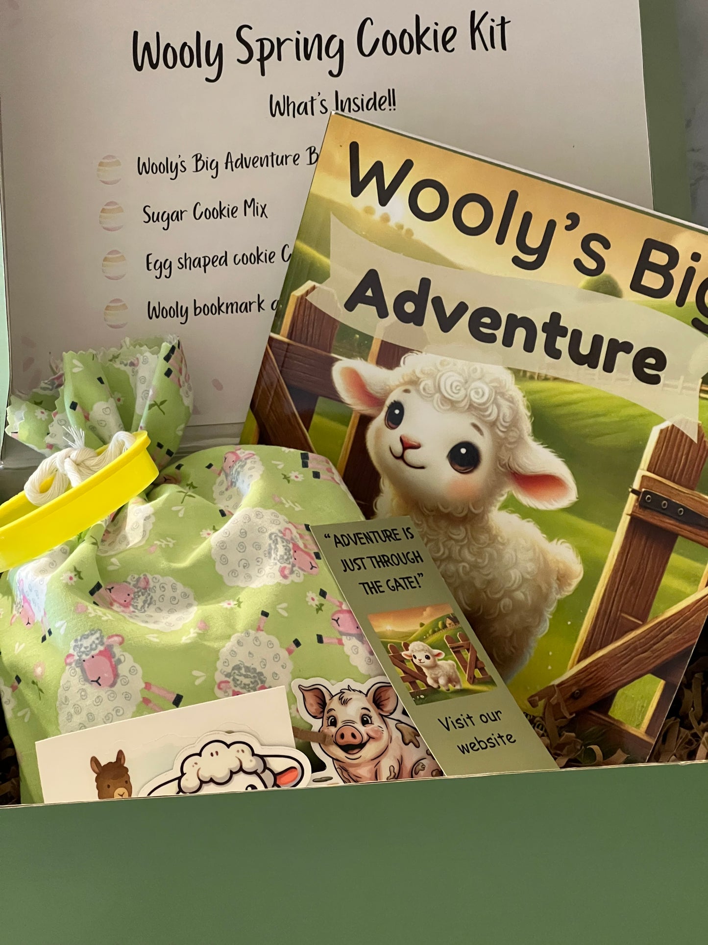 Preorder: Wooly’s Spring Easter Cookie Kit & Story Gift Box