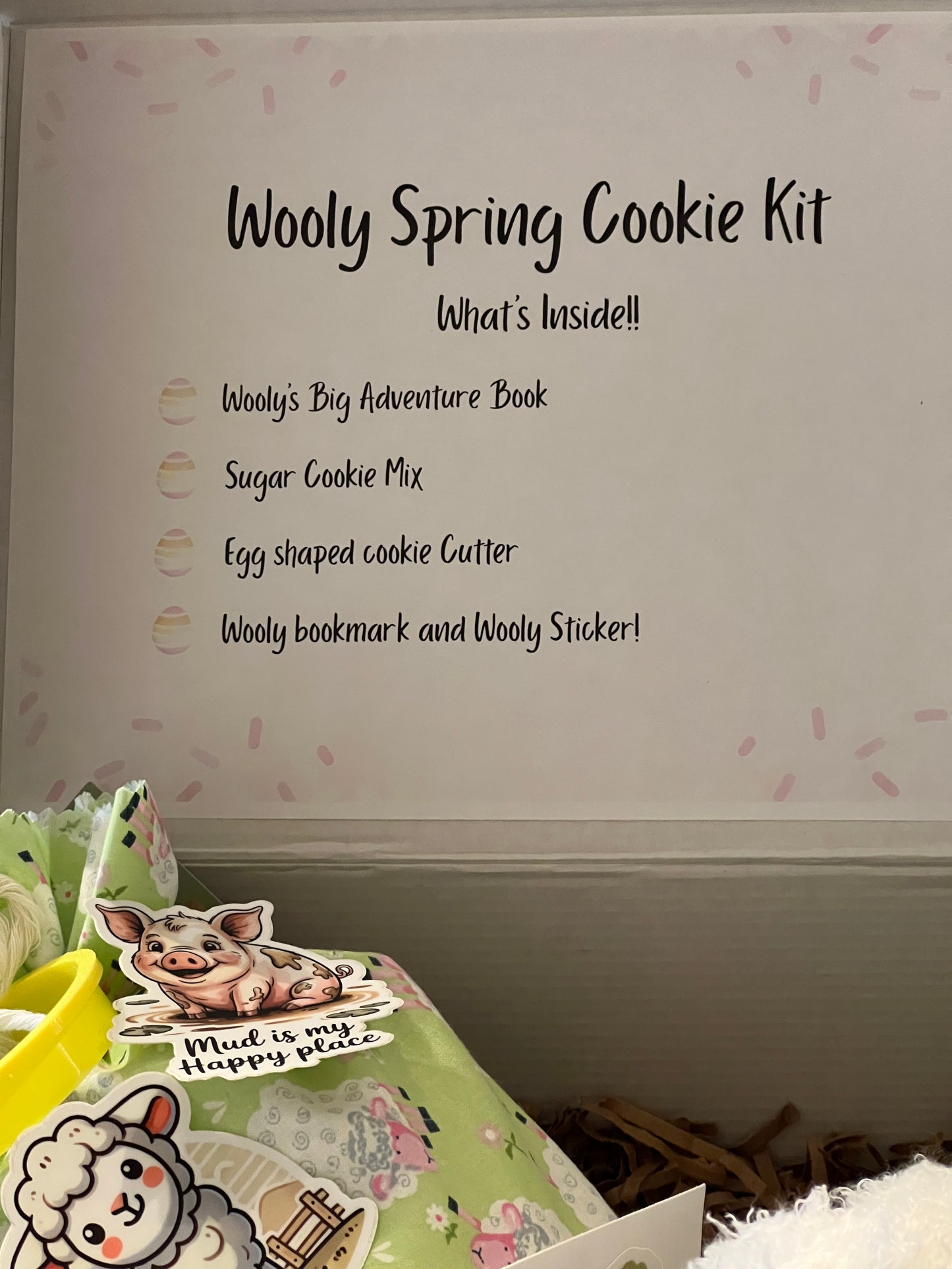 Preorder: Wooly’s Spring Easter Cookie Kit & Story Gift Box