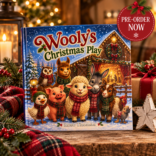 Wooly's Christmas Play Hardcover Keepsake Gift Set