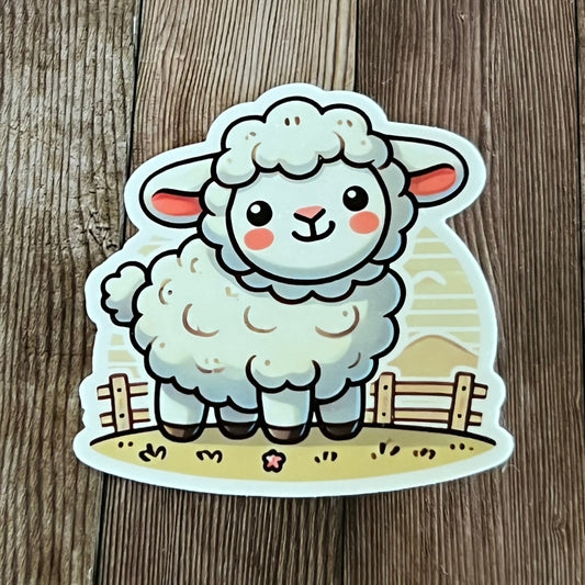 Wooly the Lamb Sticker – Free with Book Purchase!