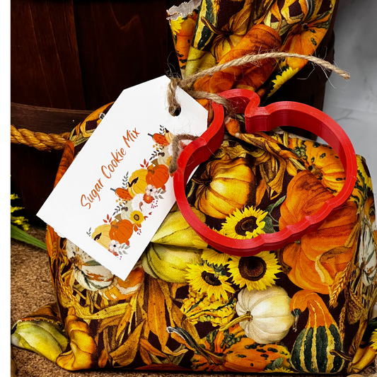 Cookie Mix (sugar) with Pumpkin Cookie Cutter